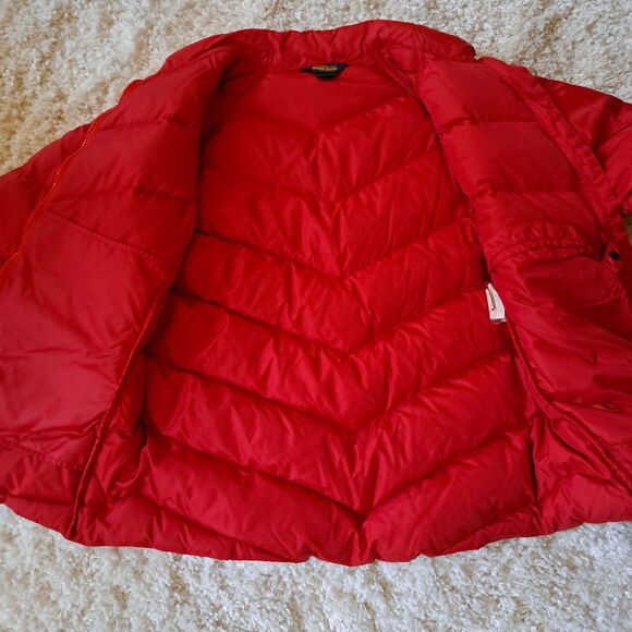 Vintage John Rich & Bros Woolrich Down Quilted Puffer Red Jacket Men's Size M - Picture 10 of 13